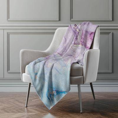 Addison Rugs Premium Machine Washable Modern Abstract Sherpa Throw Blanket Blankets