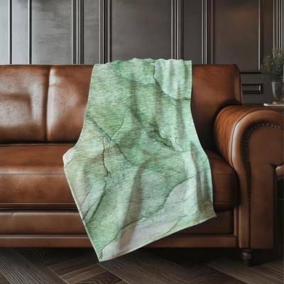Addison Rugs Premium Machine Washable Abstract Sherpa Throw Blanket Blankets