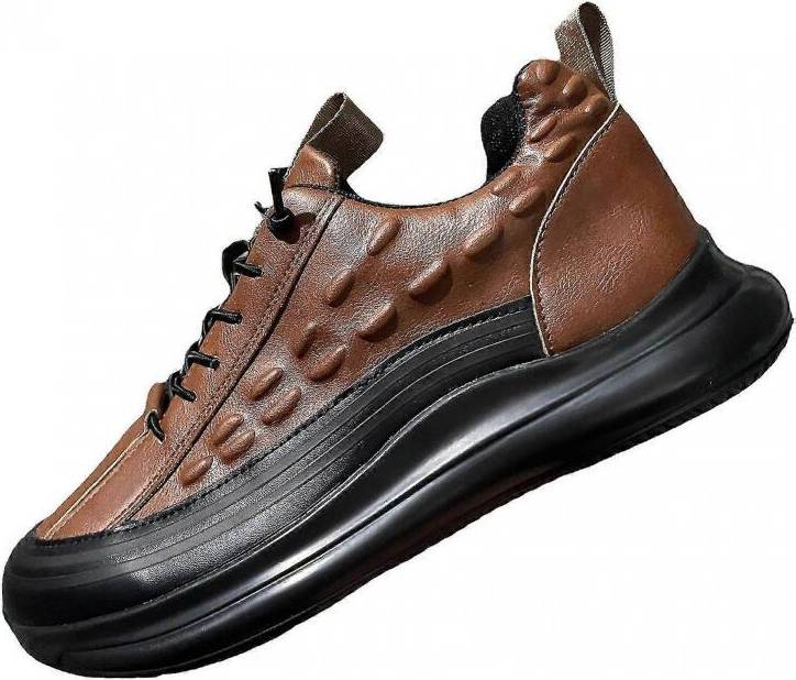 Neutral Running Shoe Breathable Fish Pattern Soft - Brown