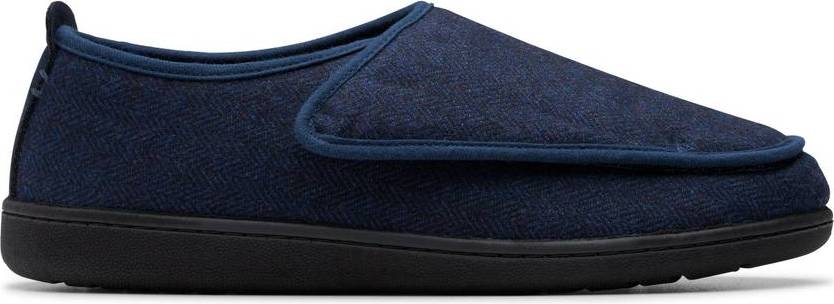 Clarks King Riptape Slipper Standard Fit - Blue