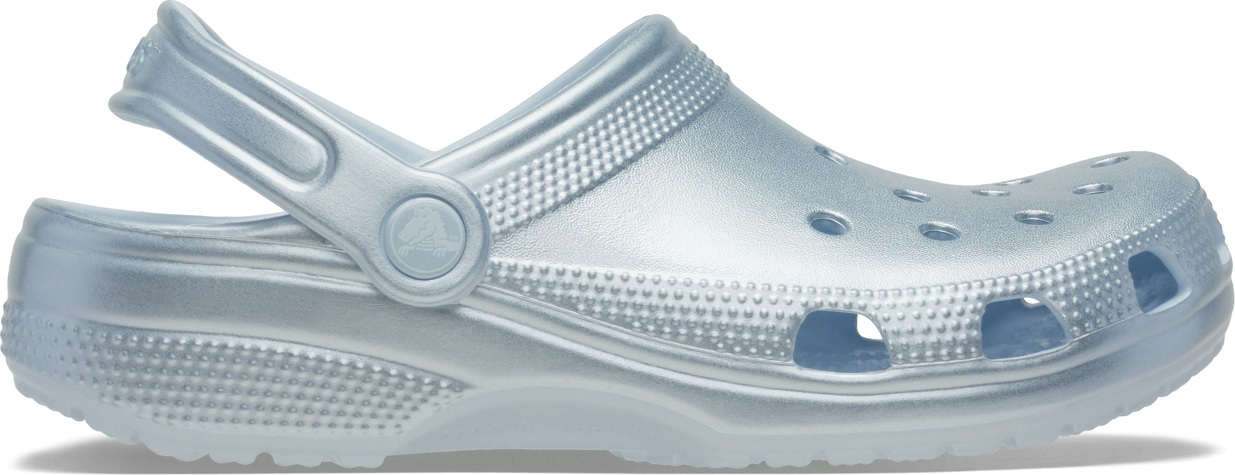Crocs Classic Tinted Metallic Clogs - Sky Ice
