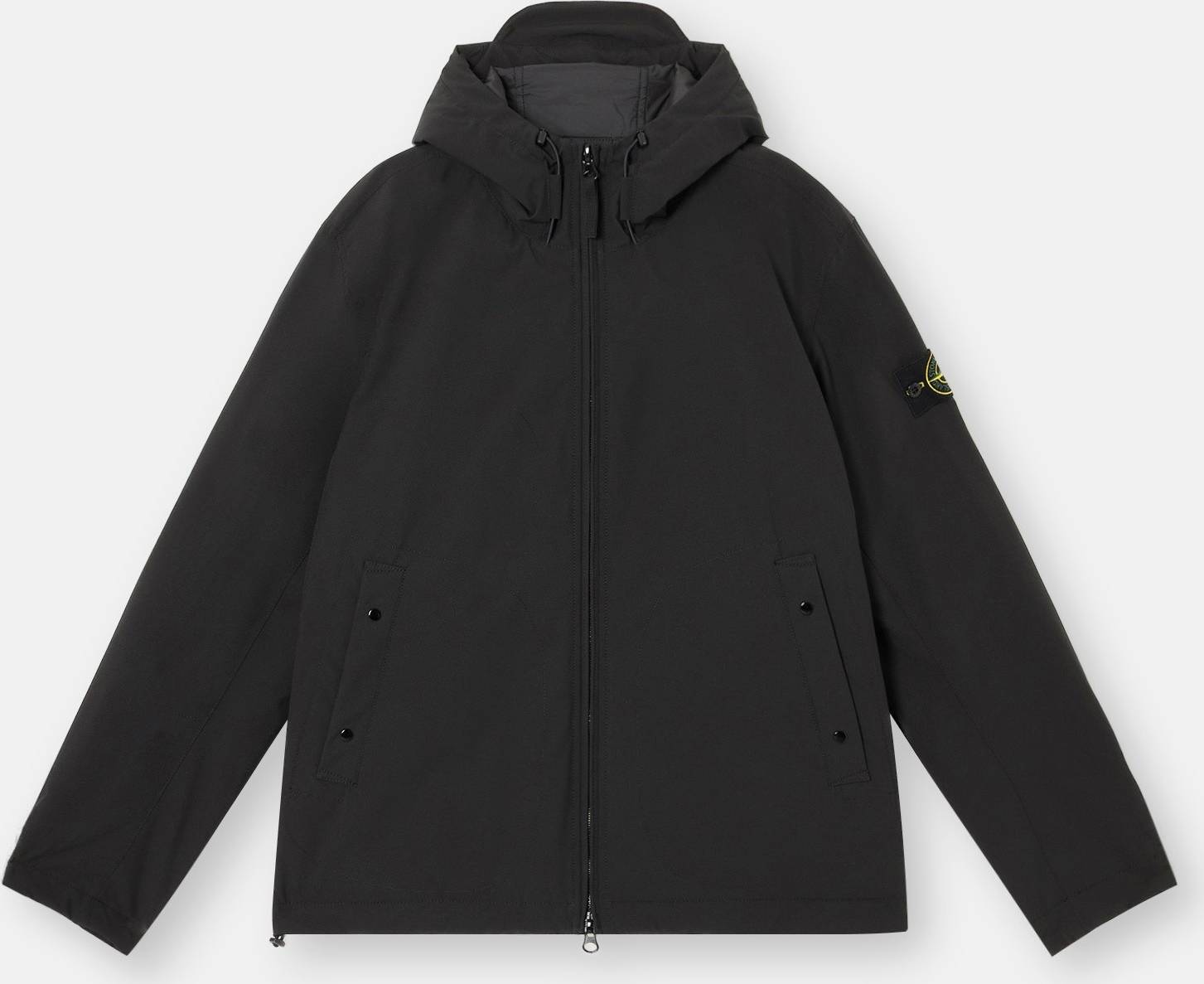 Stone Island Soft Shell-R E Dye Technology Jacket - Black