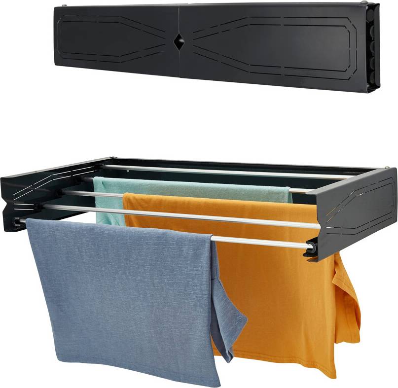 Wall Mounted Clothes Drying Rack - 75cm