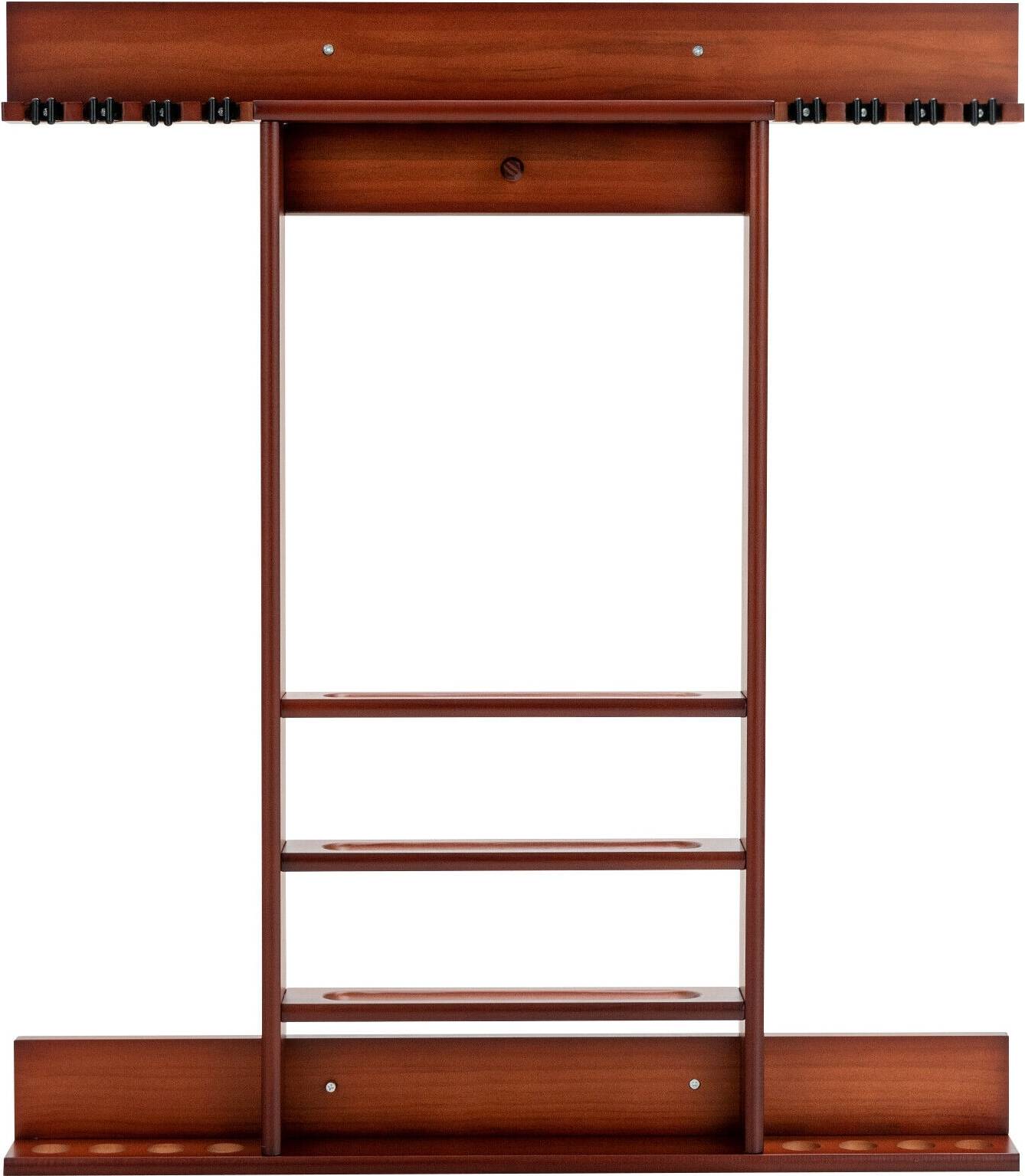Billiards pool table Sugift Wall-Mounted Billiards Pool Cue Rack