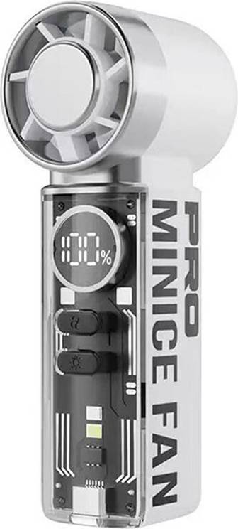 Ventilatore Portatile Display A Led Ricaricabile