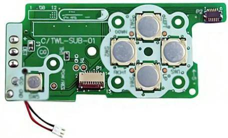 Left Power Button Plate Board Cross Shape