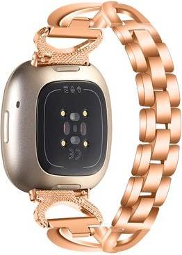 Fitbit sense 3 Fitbit Sense 2 Versa 4 3 Rhinestone Metal Strap
