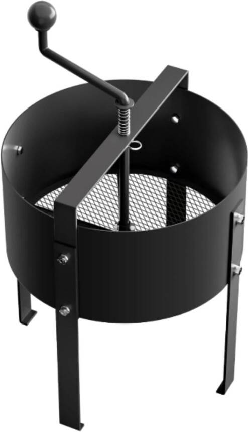 Soil Sifting Tool Rotation Crank Mesh