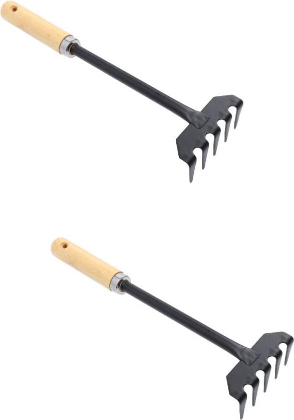 Five-Tooth Mini Grass Rake 2 PCS