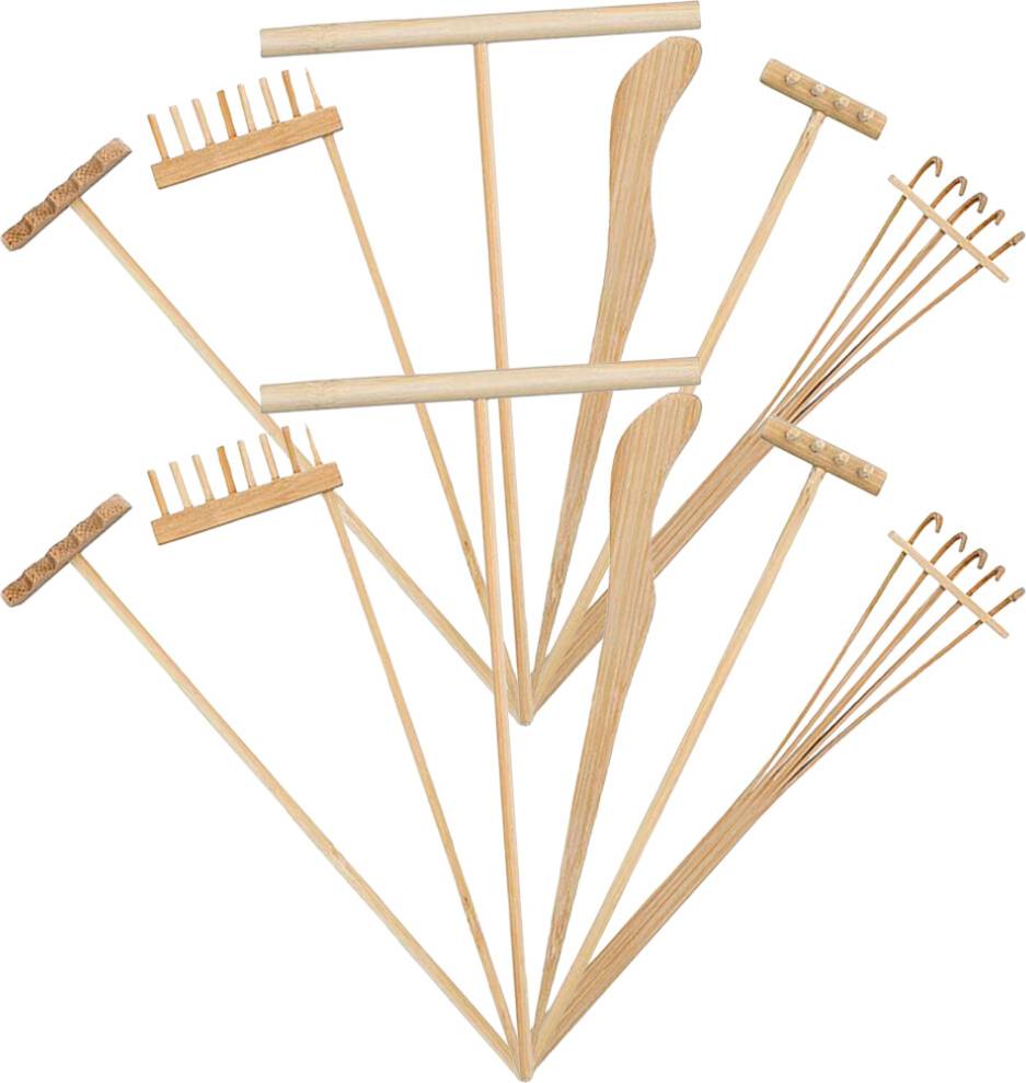 4 Pieces Micro Landscape Rake