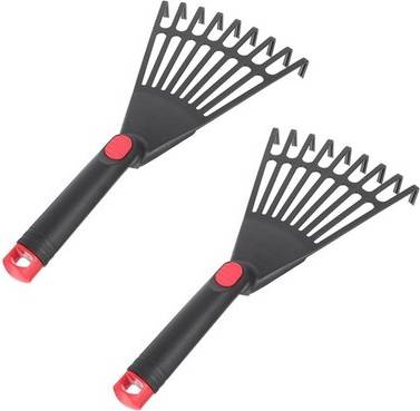 Sodial Gardening Hand Rake Plastic Handheld Rake