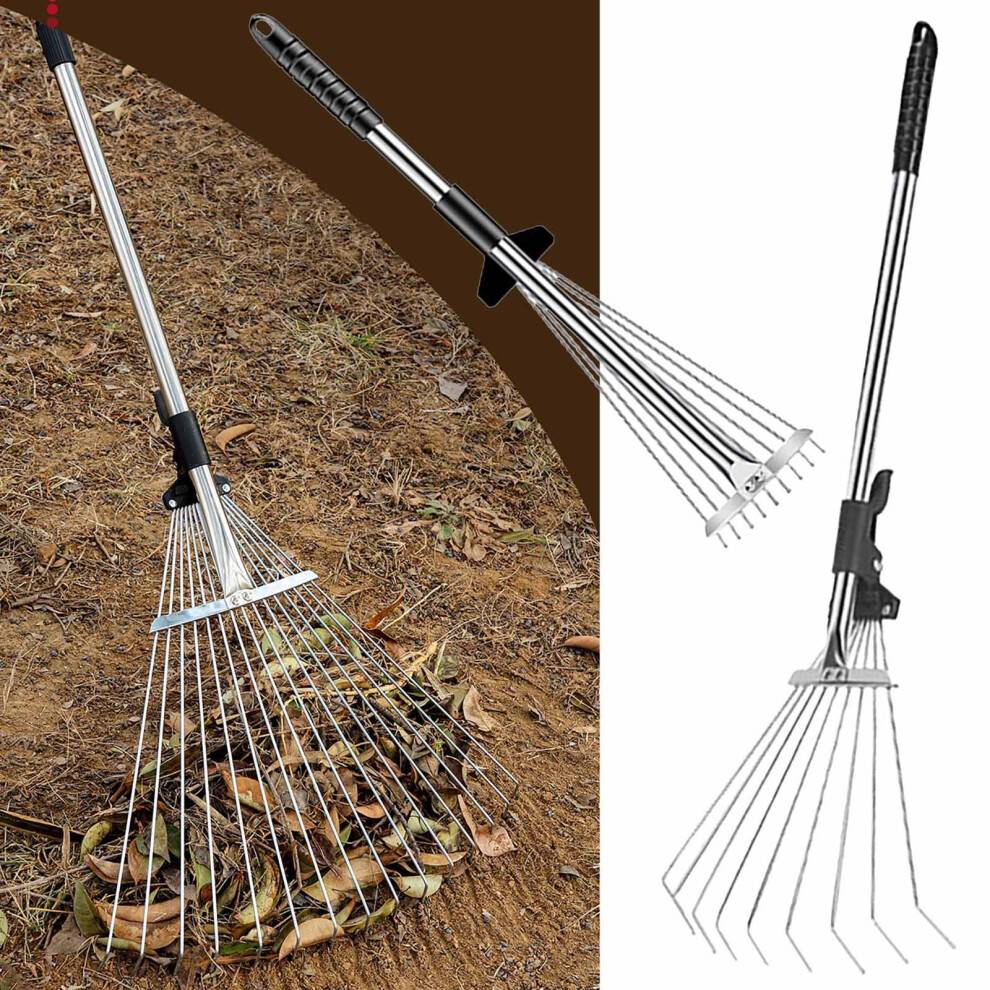 YiFudd Straw Rake Sweeping Leaves