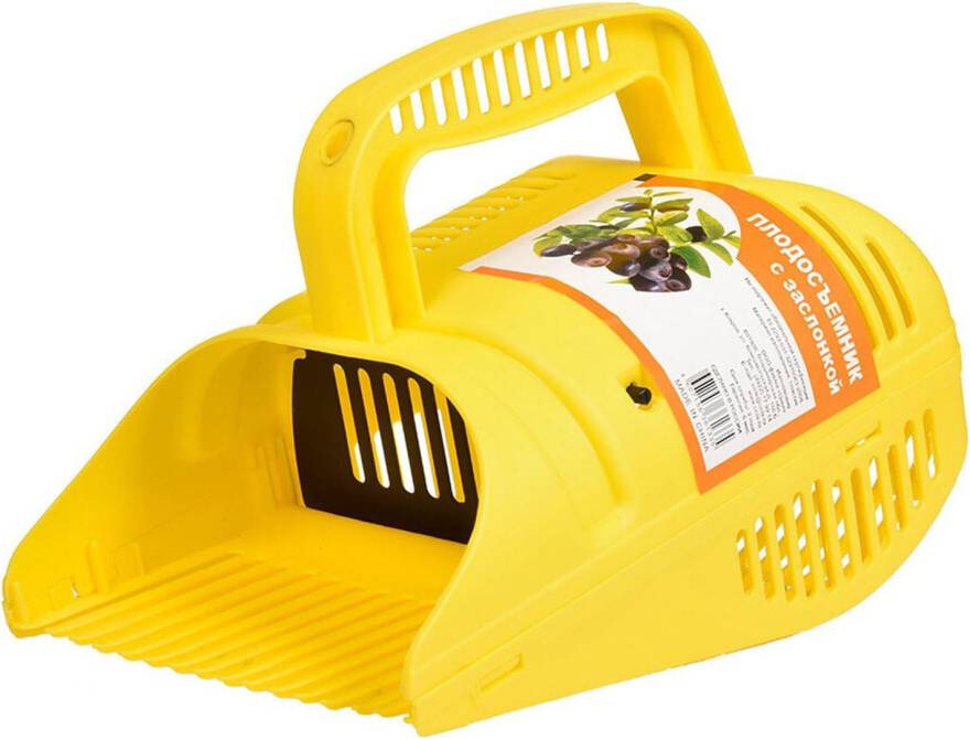 Berry Rake Scoop with Metallic Comb