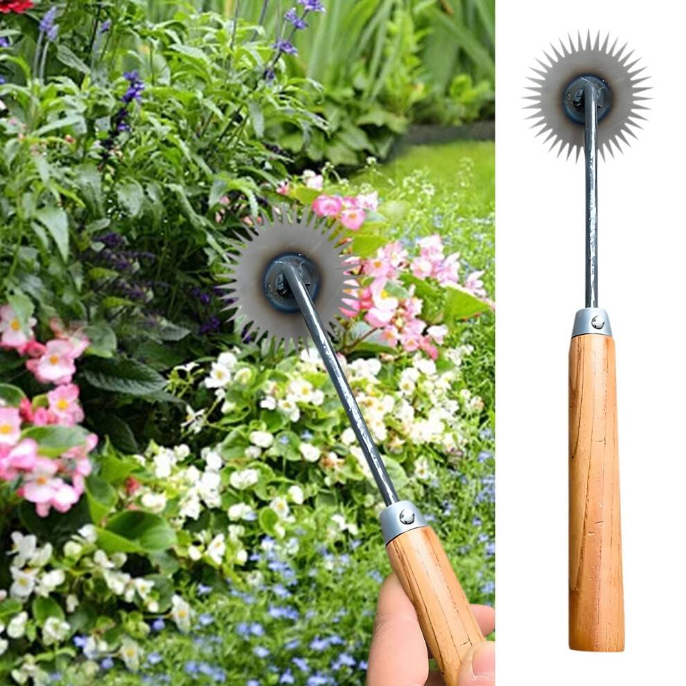 YiFudd Manual Weeding Rake 360-Degree Coverage