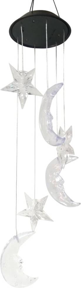 Solar Wind Chimes with Color Changing LED Lights