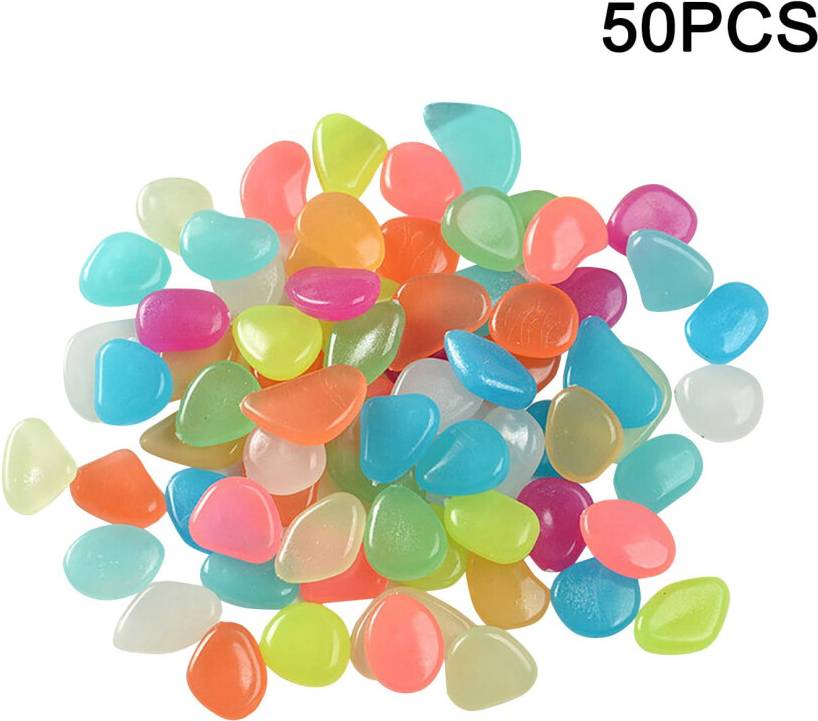 Glowing Garden Pebbles Luminous Rocks