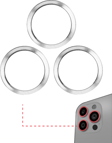 Replacement Back Camera Bezel Ring 10 Pack