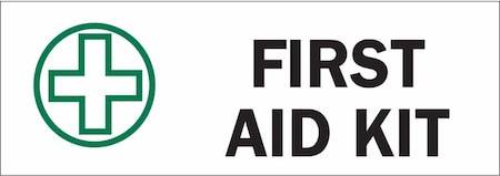 Brady First Aid Kit Rectangle Plastic