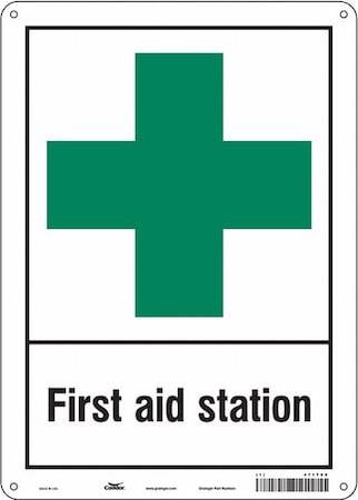 Condor First Aid Station Vertical Rectangle Polyethylene