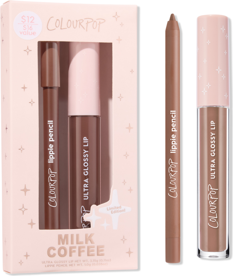 Milk makeup set ColourPop Milk Coffee Lip Kit