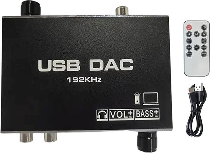 Dac audio Kepptory 192KHz HiFi Audio Decoder DAC Remote