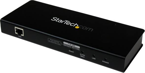 StarTech 1 Port USB PS 2 Server Remote Control IP KVM Switch