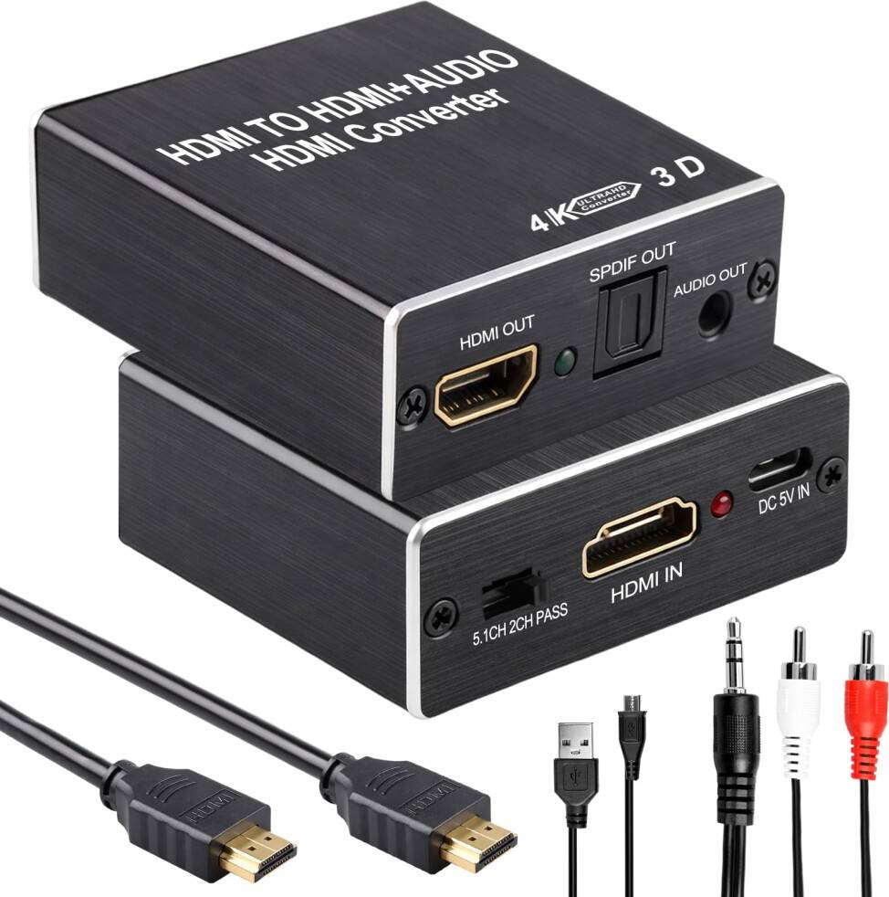 Hdmi audio extractor HDMI Audio Extractor Splitter Adapter