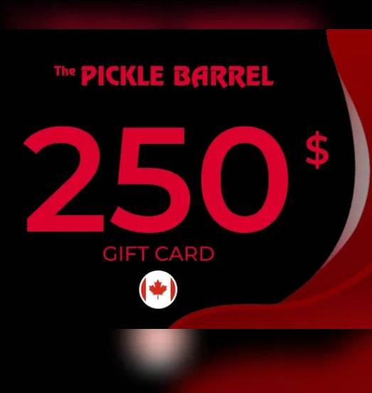 Pickle Barrel Gift Card 250 CAD