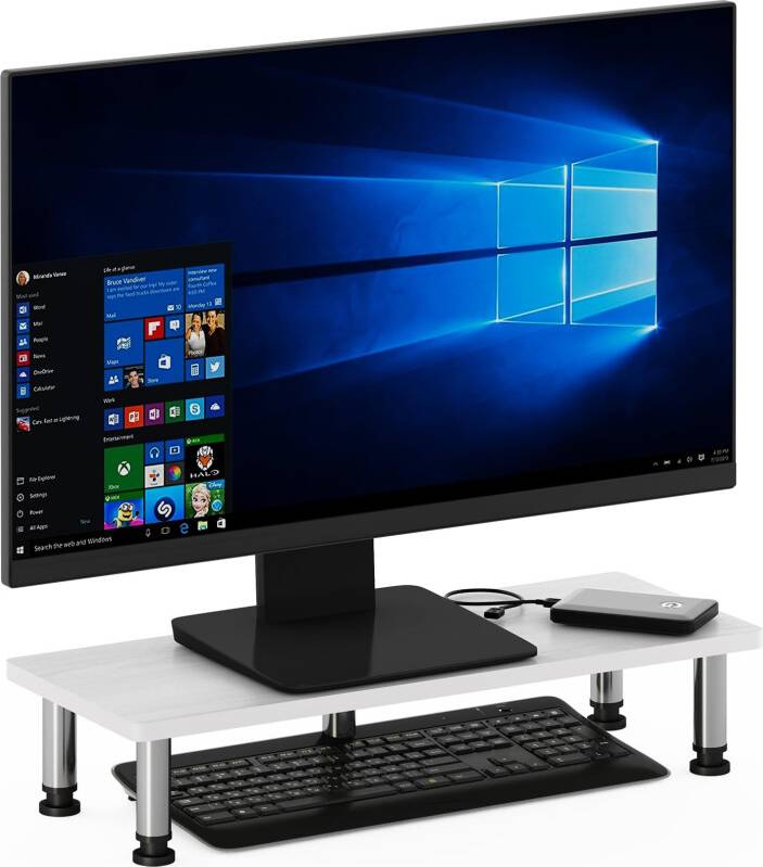 Furinno Turn-N-Tube Monitor Stand Riser