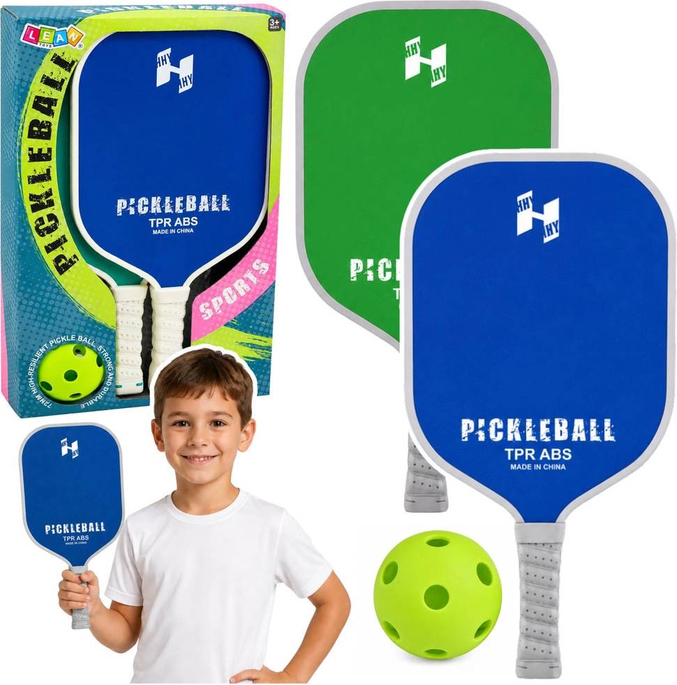 Leantoys Set Racketar Pickleball Badminton