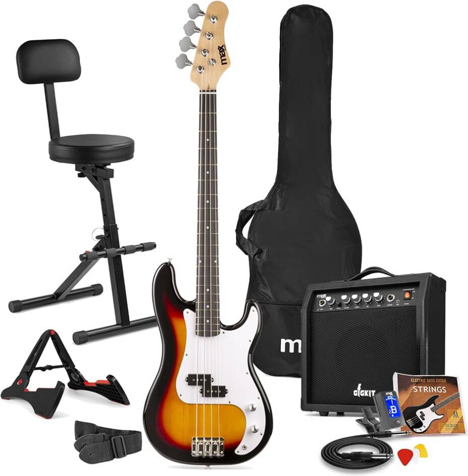 Max GigKit Beginner Bass Guitar Bundle