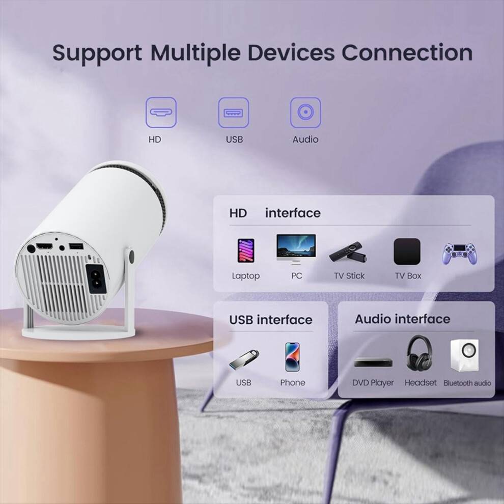 Typecat Portable Ultra HD Smart Projector