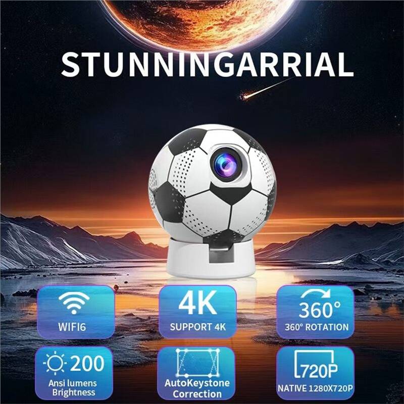 360 Rotatable Portable Movie Projector
