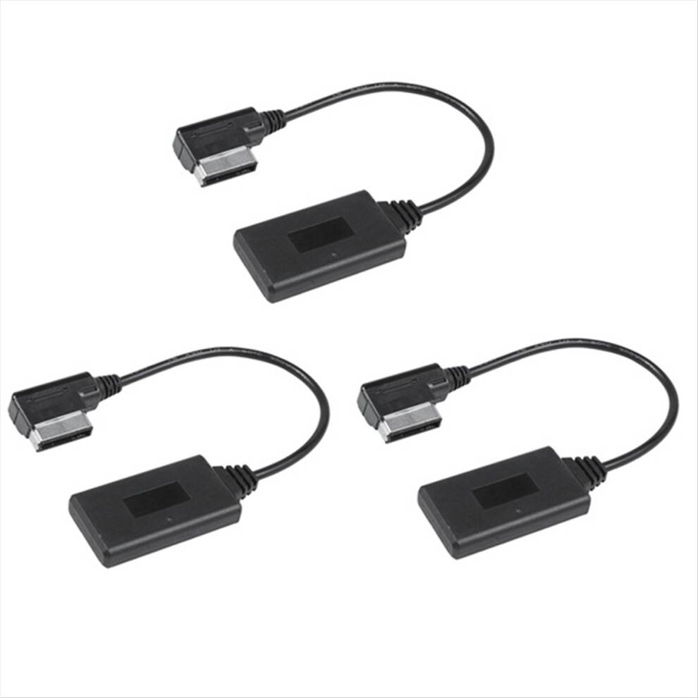 Torribaly 3Pcs Car Wireless Bluetooth Module AUX Audio Cable