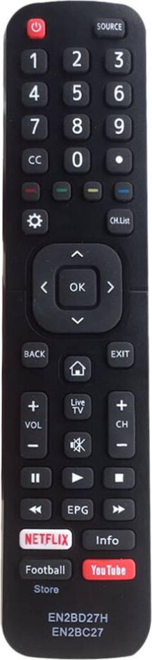 Typecat EN2BC27 TV Remote Control