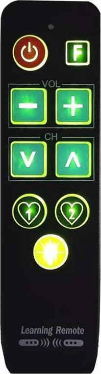 Zandona Learn Remote Control Backlit 9 Buttons