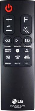 LG Sk6f Soundbar Remote Control