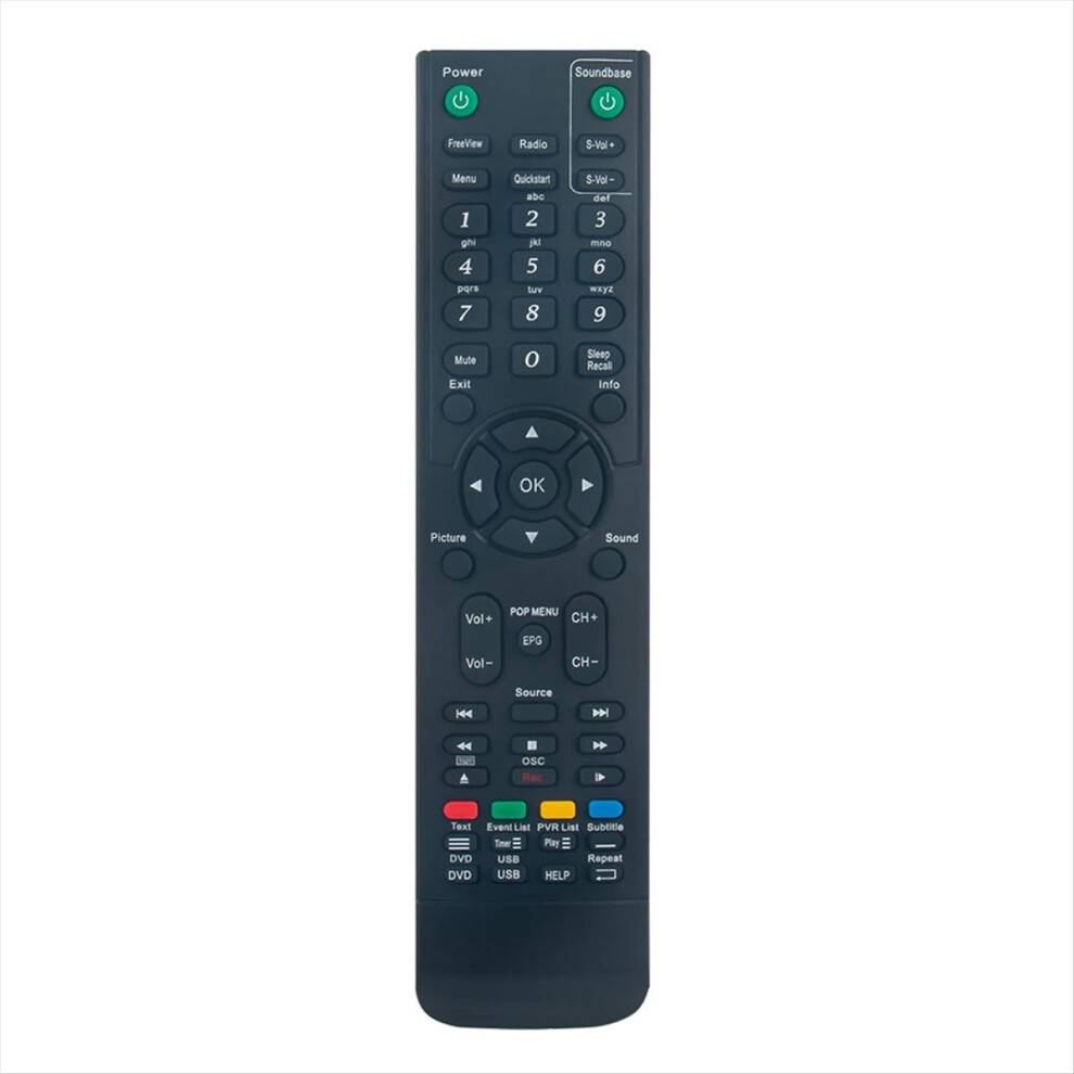 Typecat Télécommande Remplacement RCC004 DVD Cello C37115F C32100F C24