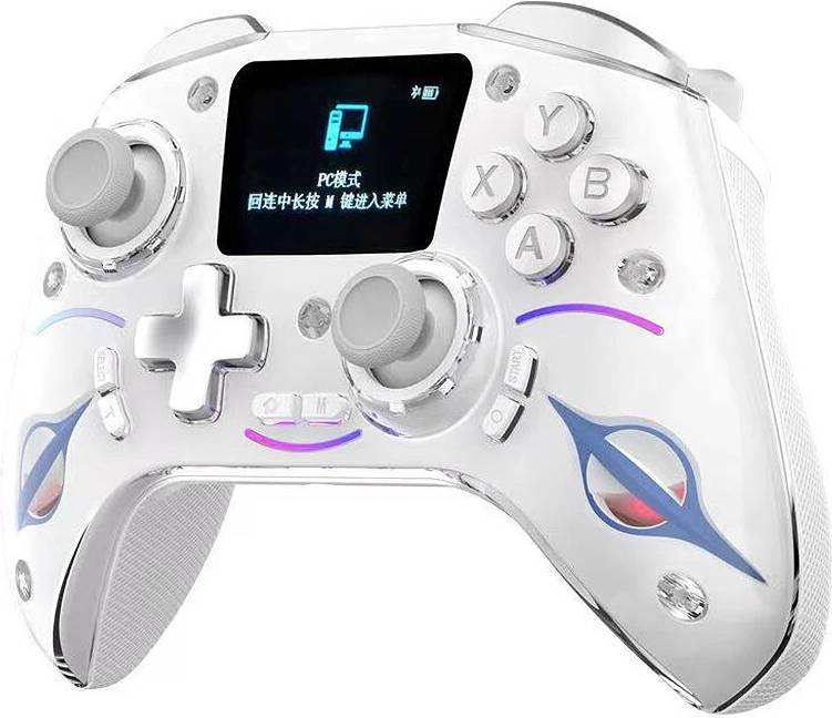 Tri-Mode Wireless Gaming Controller 2 Inch HD Screen
