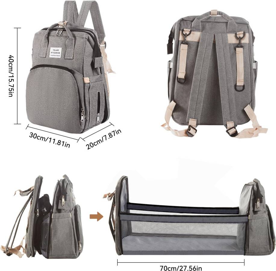 Breezenest Multifunctional Baby Changing Backpack