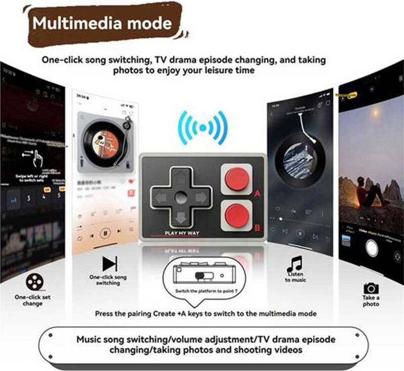 Kepptory Multi-Function Gamepads Pocket Controller