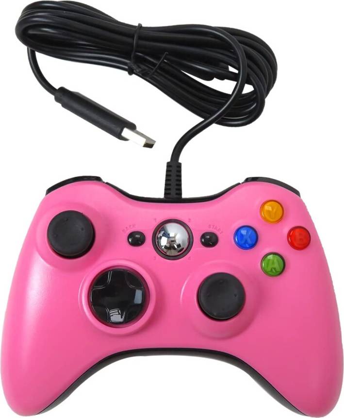 Pink Wired Controller USB Gamepad