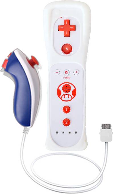 Maxpower 2PCS Remote Controller with Nunchuck Controller
