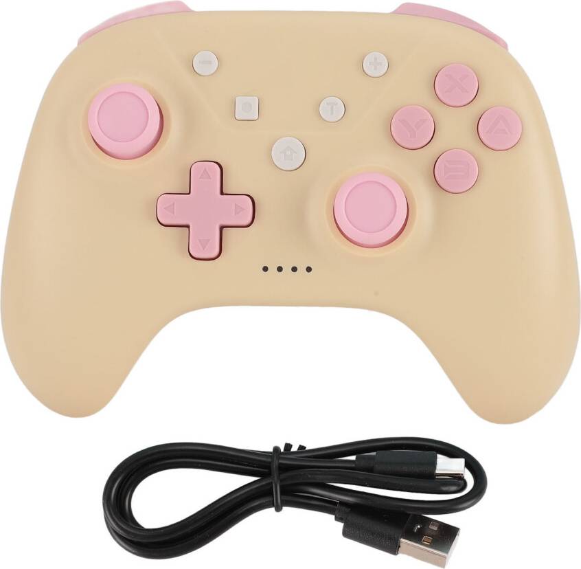 Game Controller 6 Axes Gyroscope Bluetooth Wireless Yellow