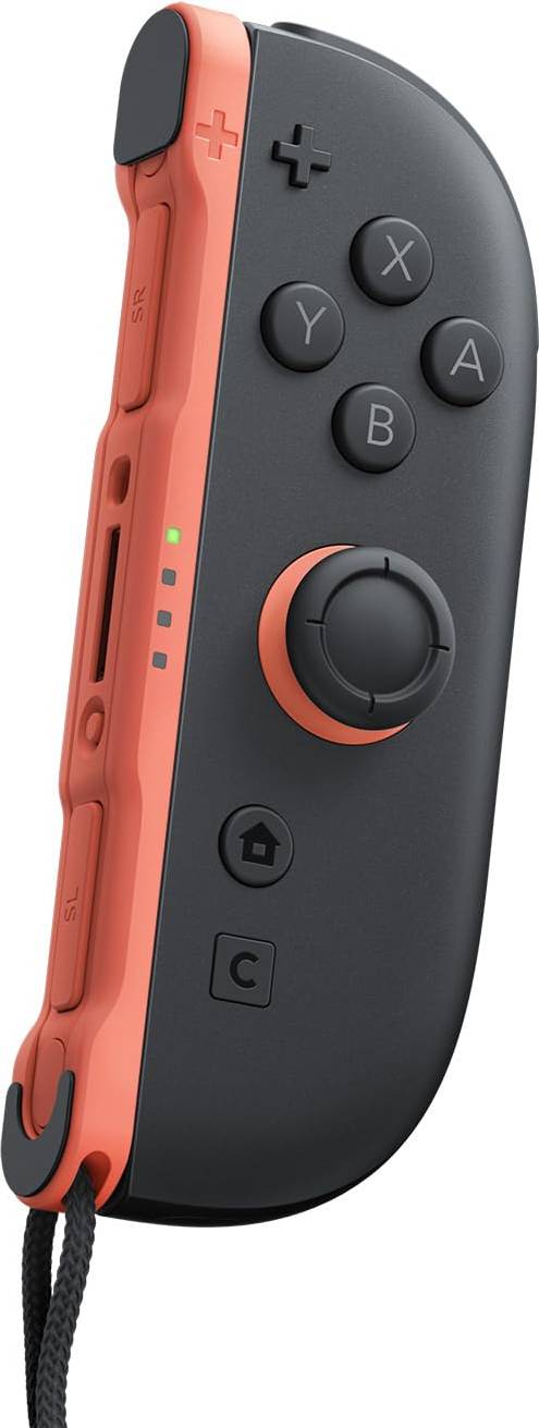 Nintendo Joy-Con 2 Logo Design Sticker Light Red