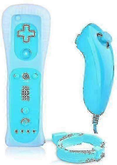 Blue Remote Controller Wii U Console