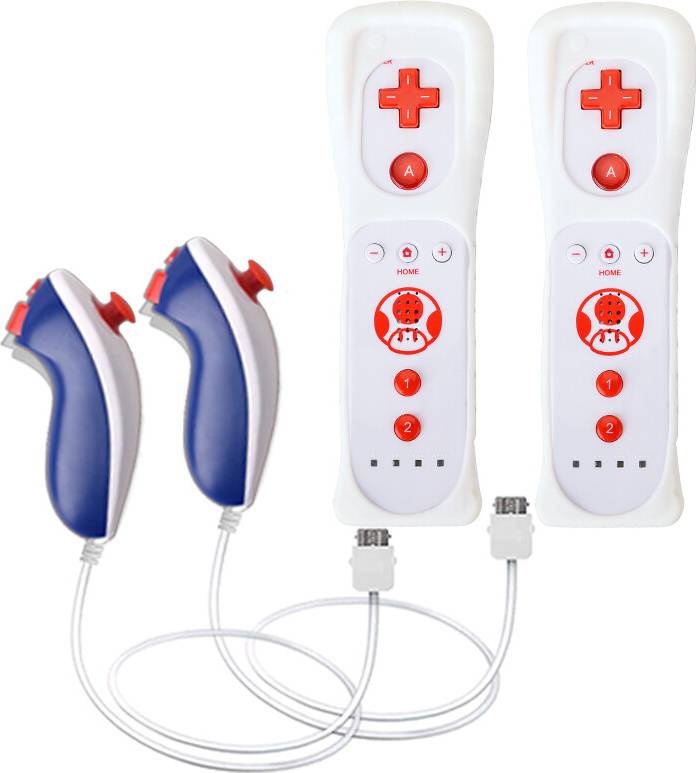 Maxpower 2PCS Remote Controller with Nunchuck Controller