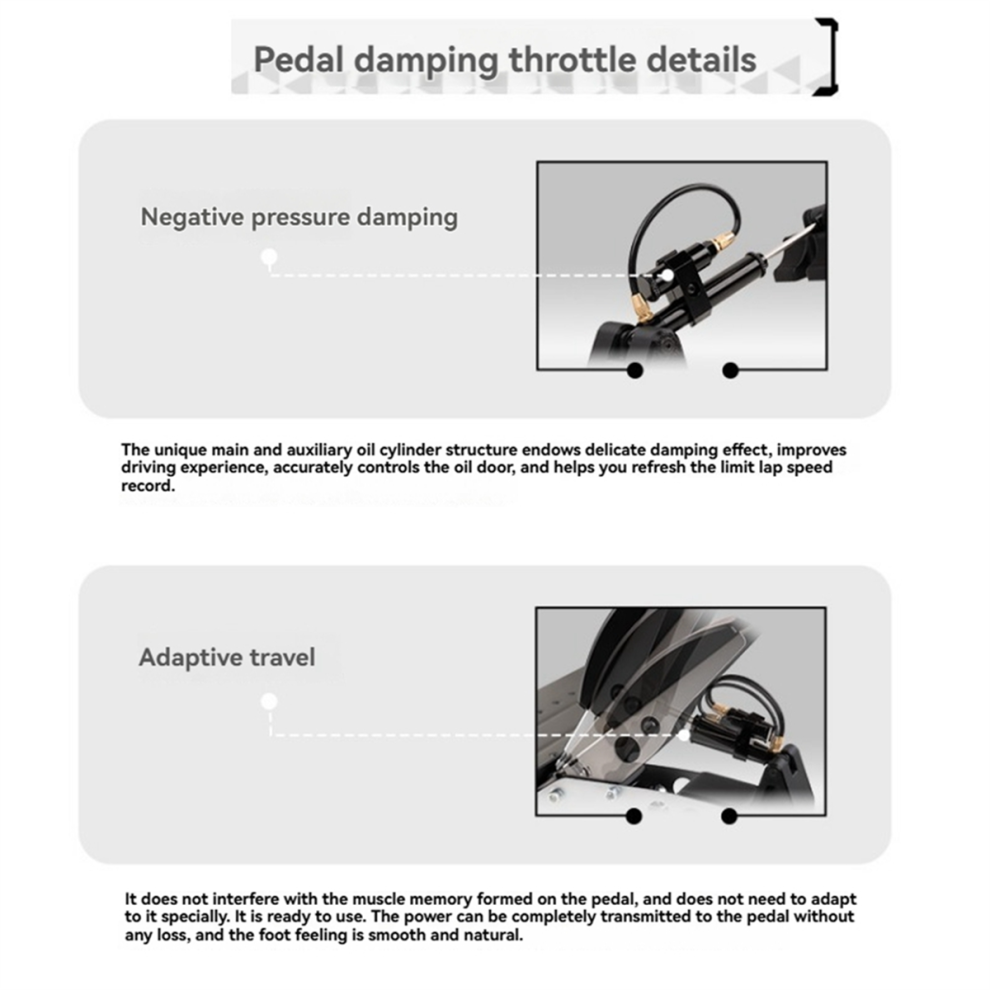 Saudism Simulated Racing Modification Pedal Brake Kit