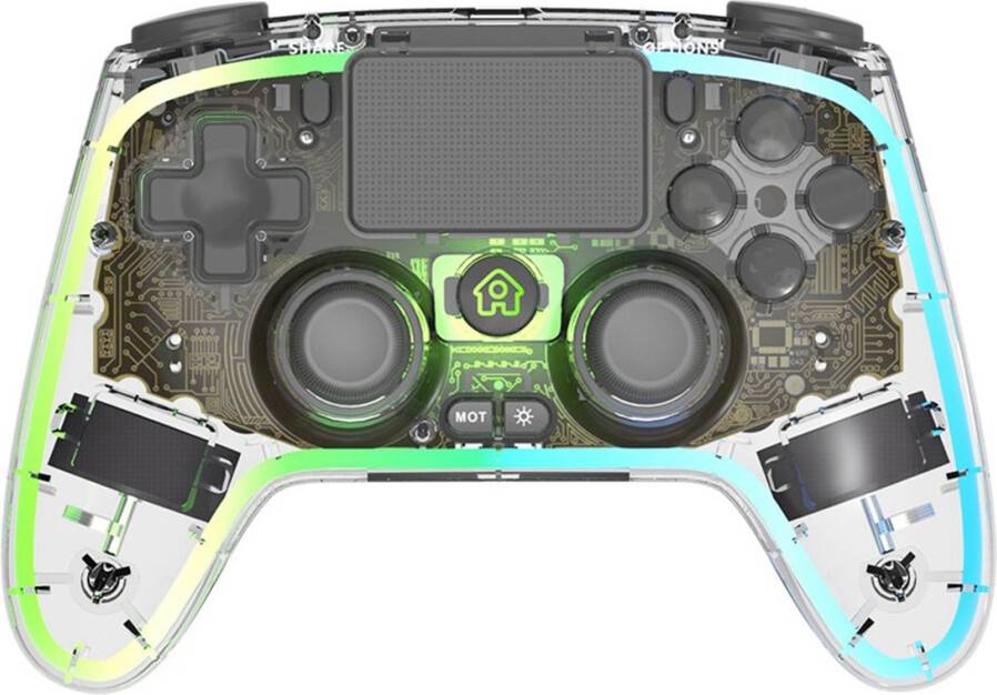 P4 Wireless Gaming Controller RGB Light