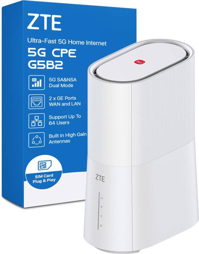 Zte G5B 2 5G WiFi 6 Router AX3600